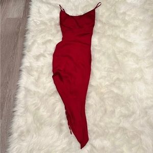 Zara Red Satin Dress - Small